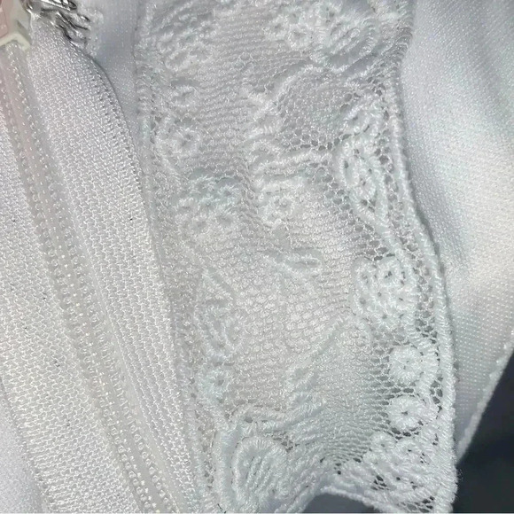 Sadie & Sage white polka dot ruffle dress - Picture 3 of 4